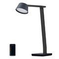 Black & Decker Smart Desk Lamp w/Qi Wireless Charger, Automatic Circadian Lighting + 16M RGB Colors LED2200-QISM-BK